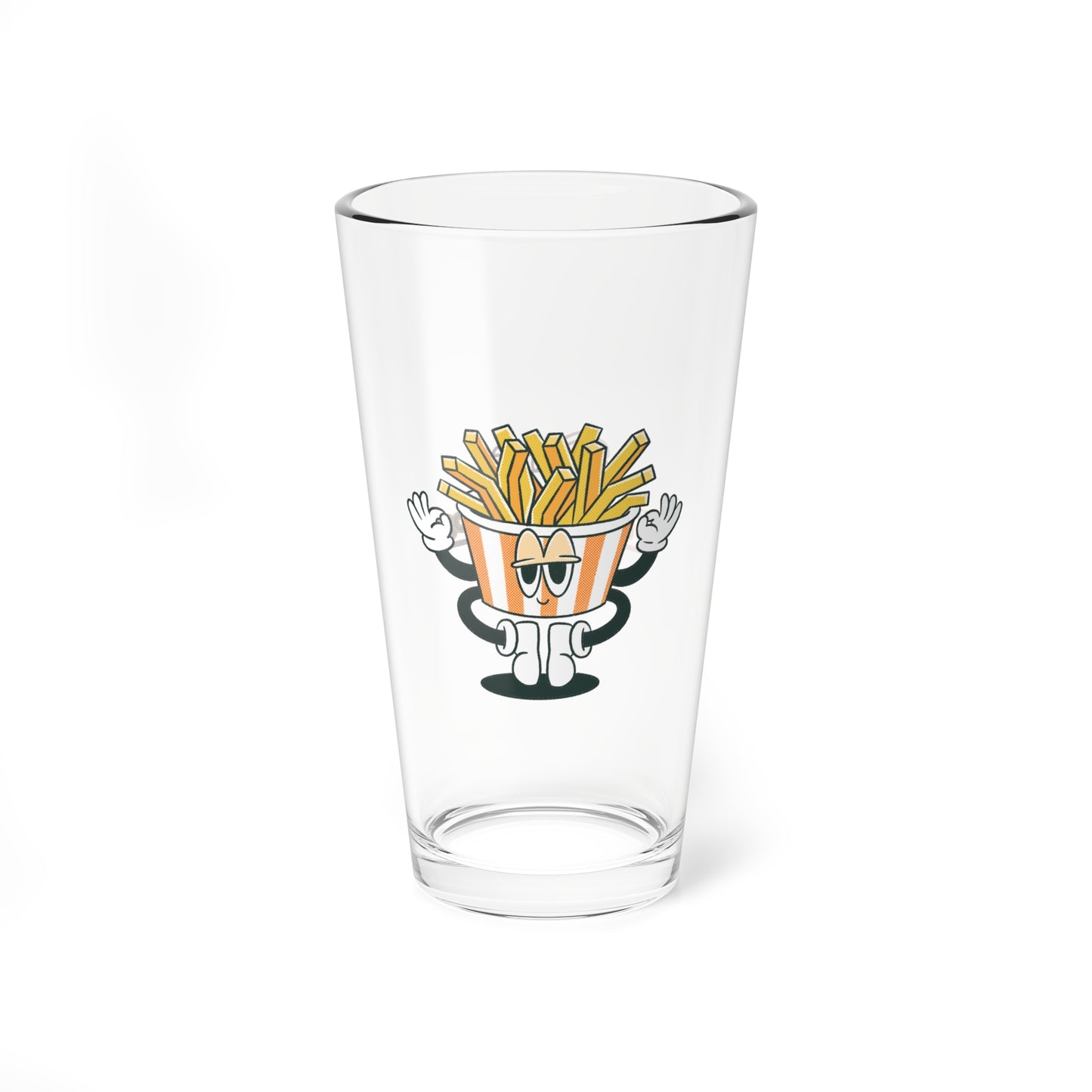 Avenue Dogs' Fry Guy Pint Glass, 16oz