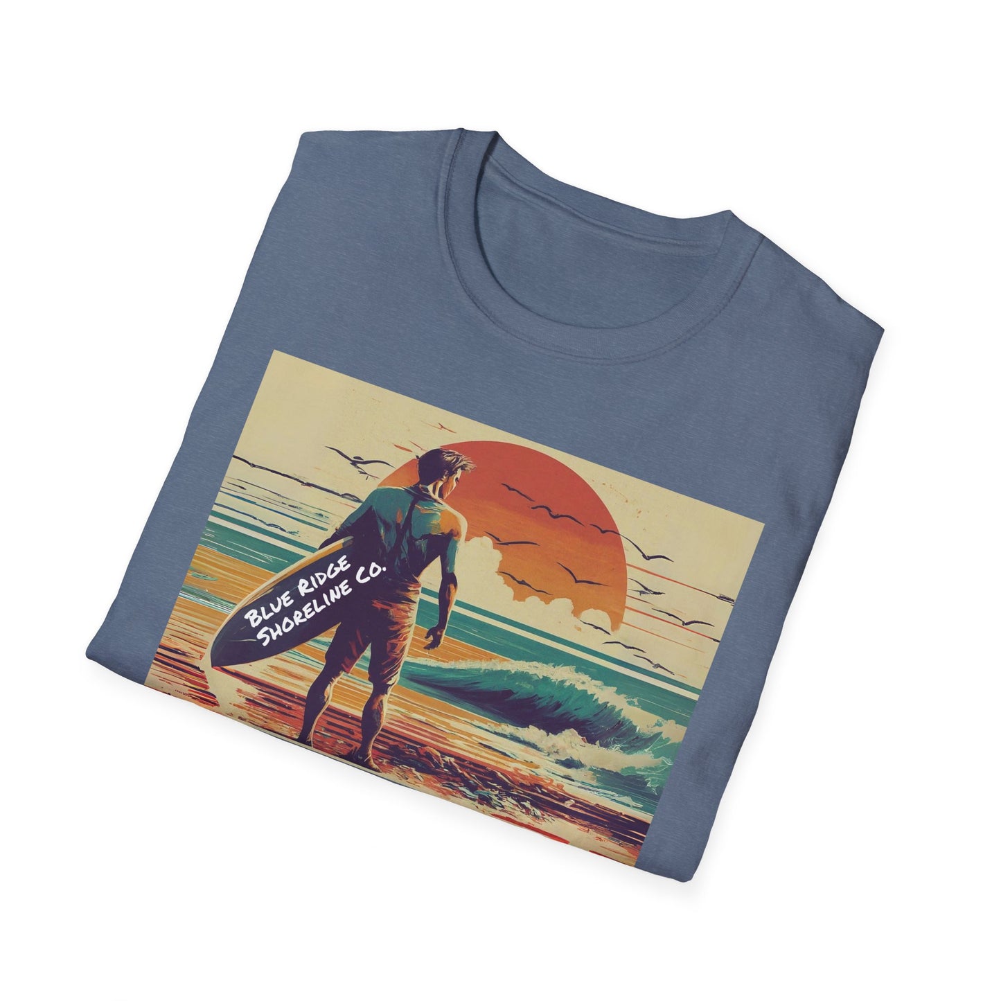 Blue Ridge Shoreline Co. Ready to Surf T-Shirt- Part of the Retro Swell Collection