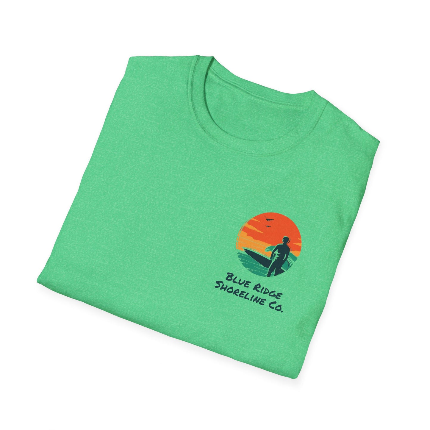 Blue Ridge Shoreline Co. Green Surf T-Shirt - Part of the Retro Swell Collection