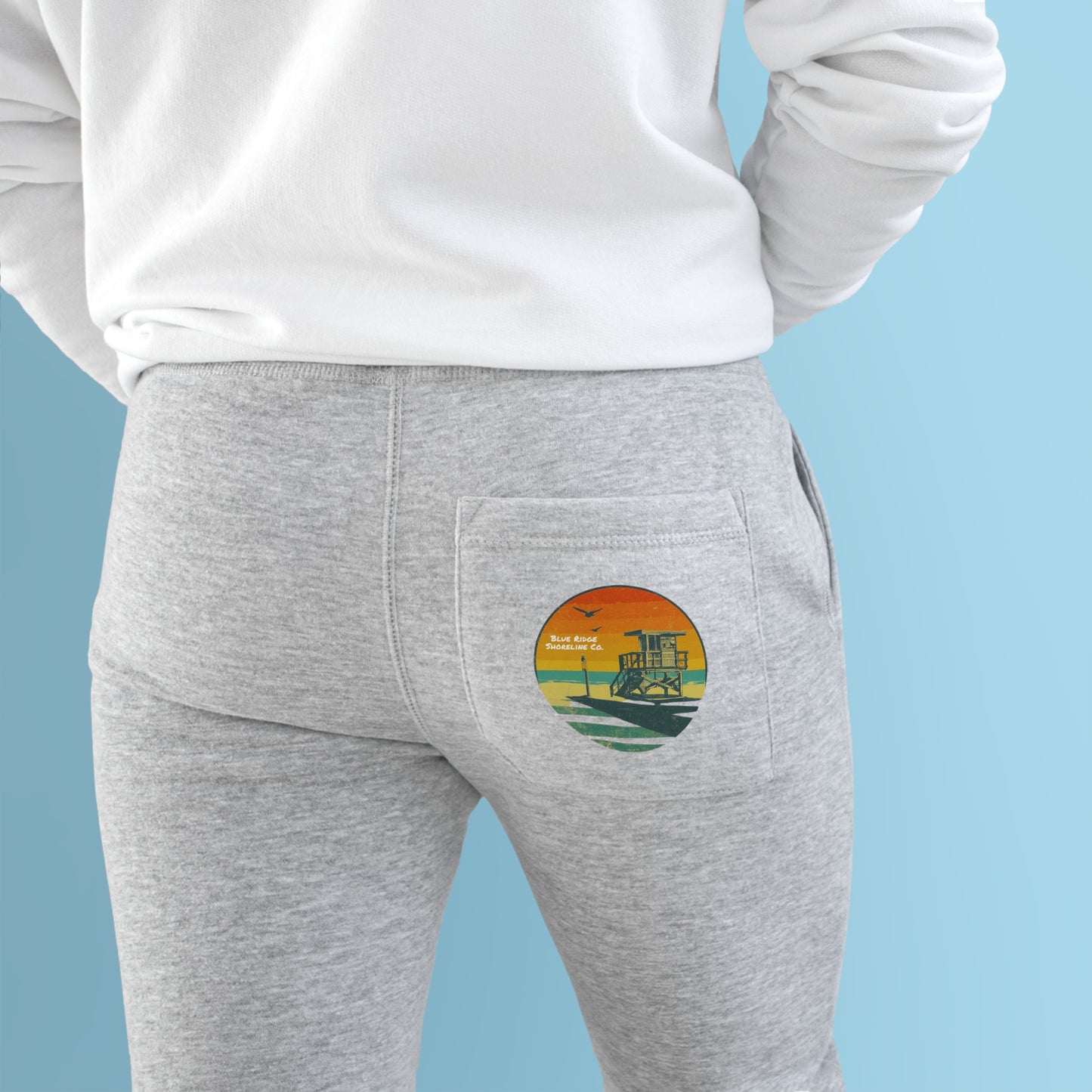 Blue Ridge Shoreline Co. Fleece Joggers - Part of the Retro Swell Collection