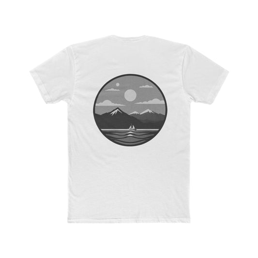 Blue Ridge ShoreLine Co. Greyscale Mountain Top T-Shirt