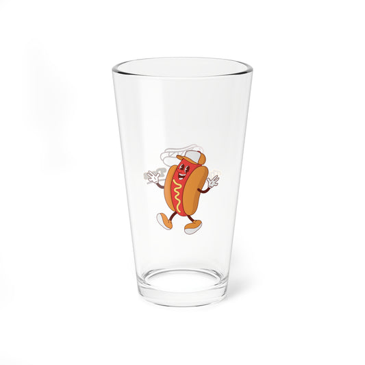 Avenue Dogs' Hot Dog Dude Pint Glass, 16oz